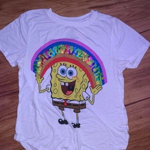 White spongebob shirt